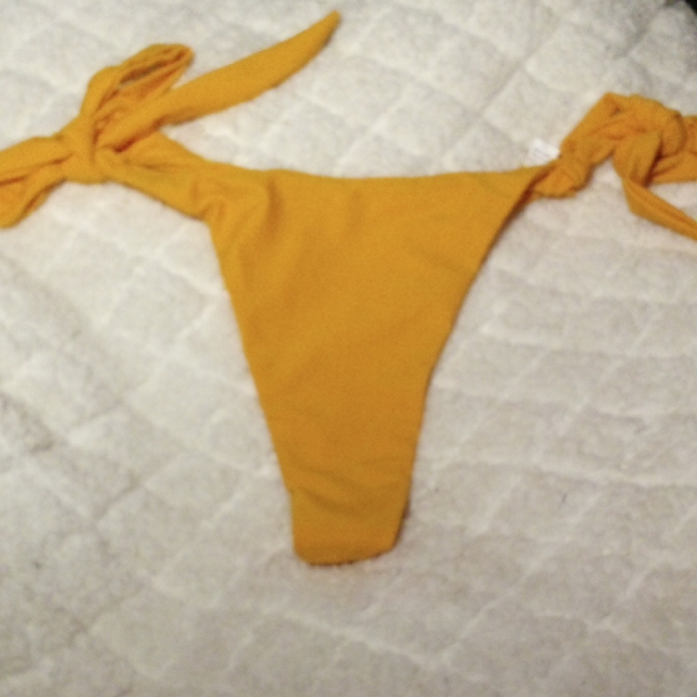 New! Mustard Yellow Bikini Bottom